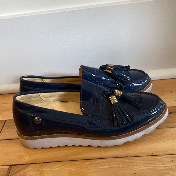 TAPE blue boat shoes size 6 - Picture 2 of 3